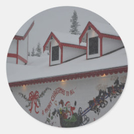 Kerstkerstkerstkerstkerstkerstkerstkerstkerstkerst Ronde Sticker