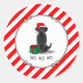 Kerstkerstkerstkerstkerstkerstkerstkerstkerstkerst Ronde Sticker (Voorkant)