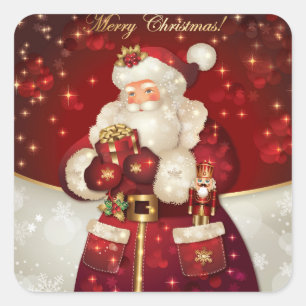 kerstkerstkerstkerstkerstkerstkerstkerstkerstkerst vierkante sticker