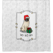 Kerstkerstkerstkerstkerstkerstkerstkerstkerstmante Douchegordijn (Voorkant)