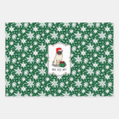 Kerstkerstkerstkerstkerstkerstkerstkerstkerstmante Inpakpapier Vel (Voorkant)