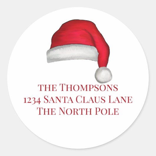 Kerstkerstkerstkerstkerstkerstkerstkerstkerstmis — ronde sticker (Voorkant)