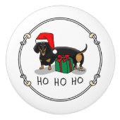 Kerstkerstkerstkerstkerstkerstkerstkerstkerstsontk Keramische Knop (Voorkant)