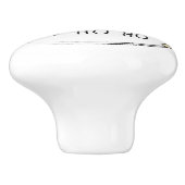 Kerstkerstkerstkerstkerstkerstkerstkerstkerstsontk Keramische Knop (Zijkant)