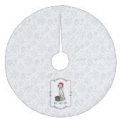 Kerstkerstkerstkerstkerstkerstkerstkerstman Dalmat Fleece Kerstboom Rok (Voorkant)