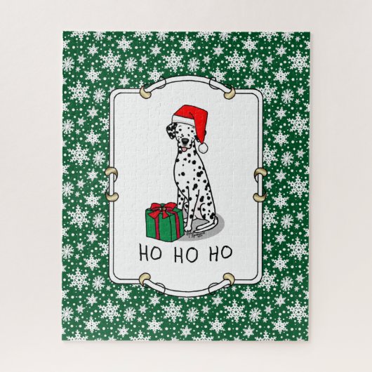 Kerstkerstkerstkerstkerstkerstkerstkerstman Dalmat Legpuzzel (Verticaal)