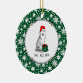 Kerstkerstkerstkerstkerstkerstkerstkerstman Siberi Keramisch Ornament (Rechts)