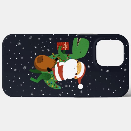 Kerstkerstkerstkerstkerstkerstkerstkerstman T-rex  Case-Mate iPhone Case (Achterkant (horizontaal))