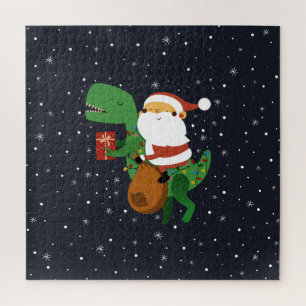Kerstkerstkerstkerstkerstkerstkerstkerstman T-rex Legpuzzel