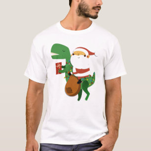 Kerstkerstkerstkerstkerstkerstkerstkerstman T-rex T-shirt