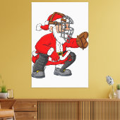 Kerstkerstkerstkerstkerstkerstkerstman Baseball Ca Canvas Afdruk (Insitu (Woonkamer))