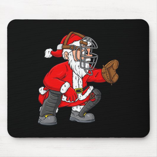 Kerstkerstkerstkerstkerstkerstkerstman Baseball Ca Muismat (Voorkant)