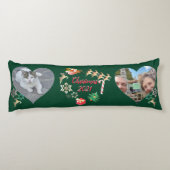 Kerstkerstkerstkerstkerstkerstkerstman en rendier  lichaamskussen (Achterkant)