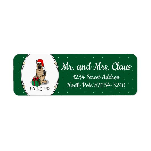 Kerstkerstkerstkerstkerstkerstkerstman met Duitse Etiket (Voorkant)