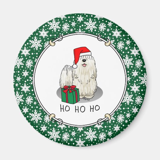 Kerstkerstkerstkerstkerstkerstkerstman met puli Do Magneet (Voorkant)