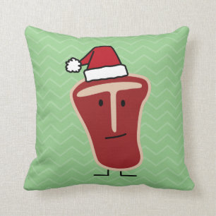 Kerstkerstkerstkerstkerstkerstkerstman met T-Bone  Kussen