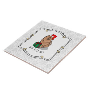 Kerstkerstkerstkerstkerstkerstkerstmanhoe-hondjes  tegeltje