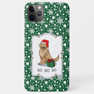 Kerstkerstkerstkerstkerstkerstman Golden Retriever iPhone 11 Pro Max Hoesje