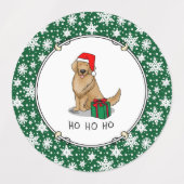 Kerstkerstkerstkerstkerstkerstman Golden Retriever Labels (Design 1)