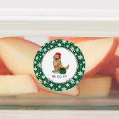 Kerstkerstkerstkerstkerstkerstman Golden Retriever Labels (Aangebracht)