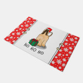 Kerstkerstkerstkerstkerstkerstman met Afghaanse ho Deurmat (Schuin)