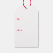 Kerstkerstkerstkerstkerstkerstman met kleurkreet cadeaulabel (Achterkant)