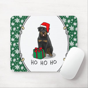 Kerstkerstkerstkerstkerstkerstman Pet Rottweiler D Muismat