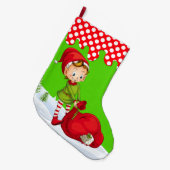 kerstkerstkerstkerstkerstkerstmis, kerststaart grote kerstsok (Voorkant (Hangend))