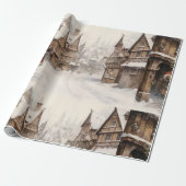 kerstkerstkerstkerstkerstman cadeaupapier (Uitgerold)