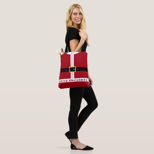 Kerstkerstkerstkerstkerstman-Canvas tas (Op model)