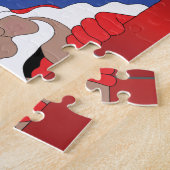 kerstkerstkerstkerstkerstman legpuzzel (Zijkant)