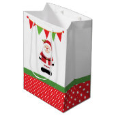 kerstkerstkerstkerstkerstman medium cadeauzakje (Voorkant Gekanteld)