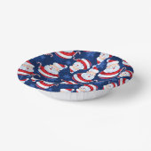 Kerstkerstkerstkerstkerstman met snoepriet en snoe papieren kommen (Gebogen)