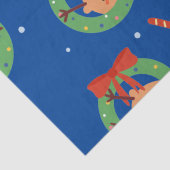 Kerstkerstkerstkerstkerstman met vrienden en snoep tissuepapier (Detail)