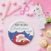 kerstkerstkerstkerstkerstman papieren bordje (Feest)