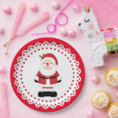 kerstkerstkerstkerstkerstman papieren bordje (Feest)