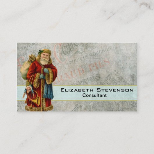 kerstkerstkerstkerstkerstman visitekaartje (Voorkant)