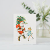  kerstkerstkerstkerstkerstmandansen briefkaart (Staand voorkant)