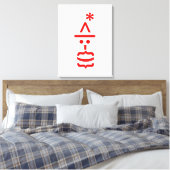 Kerstkerstkerstkerstkerstmanie Canvas Afdruk (Insitu (Slaapkamer))