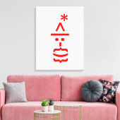 Kerstkerstkerstkerstkerstmanie Canvas Afdruk (Insitu (Woonkamer))