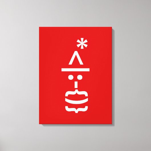 Kerstkerstkerstkerstkerstmanie Canvas Afdruk (Voorkant)