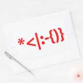 Kerstkerstkerstkerstkerstmanie Rechthoekige Sticker (Envelop)