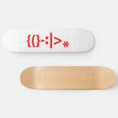 Kerstkerstkerstkerstkerstmanie Skateboard (Horizontaal)