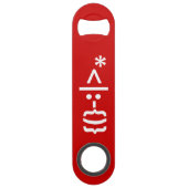 Kerstkerstkerstkerstkerstmanie Speed Flessenopener (Voorkant)