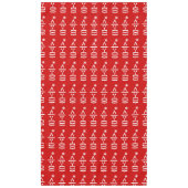 Kerstkerstkerstkerstkerstmanie Tafelkleed (Voorkant)