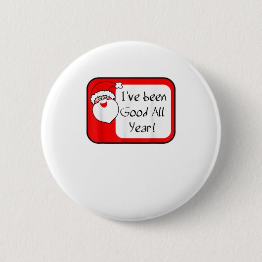Kerstkerstkerstkerstkerstnaam Badge Funny Good Ronde Button 5,7 Cm (Voorkant)