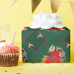 Kerstkerstkerstkerstkerstpapier voor riffels cadeaupapier