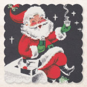 kerstkerstkerstkerstkerstretro  onderzetter (Voorkant)