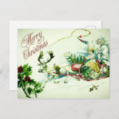  kerstkerstkerstkerstkerstschilder briefkaart (Voorkant / Achterkant)