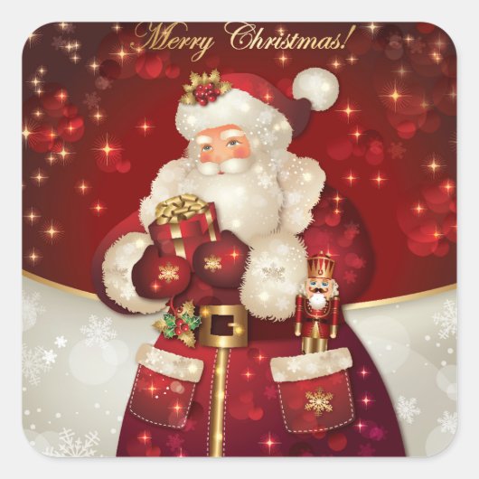 KerstkerstkerstkerstkerstStickers Vierkante Sticker (Voorkant)